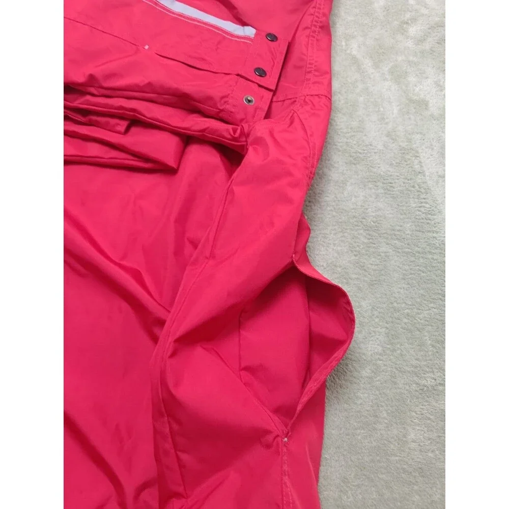 Reebok Windbreaker Jacket Mens Sz L Red Full Zip Technical Track Training